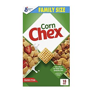 18-Oz (Family Size) Corn Chex Cereal $2.85 w/ S&S + Free Shipping w/ Prime or on $35+