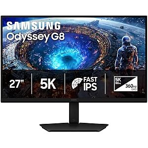 27" Samsung Odyssey G8 G80HF 5K Dual IPS Monitor (2026) $600 + Free S&H