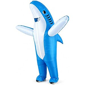 $14.99* | CsplYadee Adult Shark Inflatable Costume (Blue) at Amazon