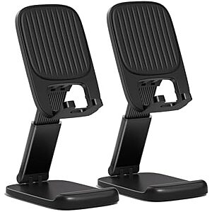 $4.38* | 2-Pack Nknzly Foldable & Adjustable Phone Stands at Amazon