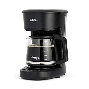 Mr. Coffee Programmable Coffee Maker, 12-Cup Coffee Maker, Black - $19.99