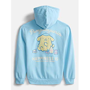 Hello Kitty and Friends Pompompurin Girl's Puff Graphic Fleece Hoodie $7.71+