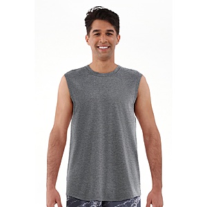 As low as $2.02, WM, Athletic Works Men's and Big and Tall Men's Tri Blend Muscle Tee