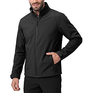 SWISSWELL Mens Softshell Jacket Waterproof Windproof Fleece Lined - $19.99 AC