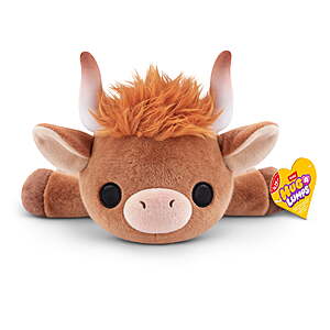 Hug a Lumps Holly the Highland Cow by ZURU - Small 1.65lbs Cuddly Weighted Plush Toy - $9.97