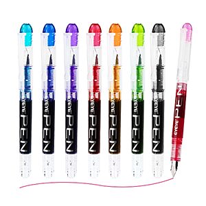 8-Pack EYEYE Fine Nib Disposable Fountain Pens (Assorted Colors) $7.63 w/ S&S + Free Shipping w/ Prime or on $35+