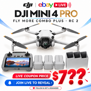 DJI Mini 4 Pro Fly More Combo Plus $7??+Free Shipping+Live Stream Limited-Time Coupons $789