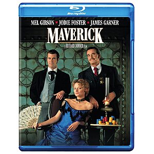 Maverick Blu Ray $8.99 Amazon.com