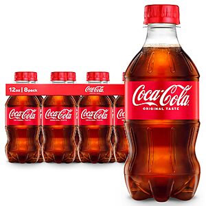 8-Pack 12-Oz Coca-Cola Soda $3.58 w/ S&S + Free Shipping w/ Prime or on $35+