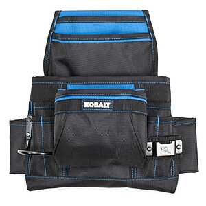 Kobalt Polyester General construction Tool Pouch in Black ( other Kobalt accessories on sale)| KB1833 $13.49