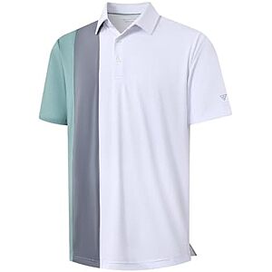 [Prime] $9.45* | M MAELREG Men's Colorblock Golf Polo Shirt (Various) at Amazon