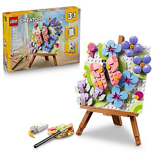348-Piece LEGO Creator: 3 in 1 - Floral Art Painting $23.95 + Free Shipping w/ Prime or on $35+