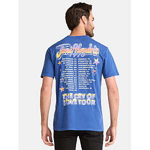 $6.45, Walmart, S,M,L, Jimi Hendrix Men's and Big Men's Boston Graphic Tee, Walmart