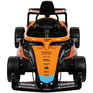 Huffy 12V McLaren Formula 1 Ride-On Car with Remote Control, Ages 3–5, Kids, Orange - $156.00