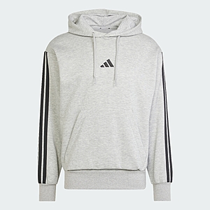 19.20 adidas men Essentials 3-Stripes Fleece Hoodie $19.2
