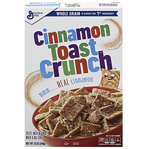Select General Mills Cereal (Trix, Gold Grahams, Chex, AND MORE) - 2 for $4