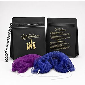 Amazon – SubSahara 2-Pack 45-Inch African Net Sponges - $6.49 w/ Code