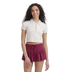 $4.04: Mills by Millie Bobby Brown Women's Cut and Sew Polo, Sizes XXS-XXL at Walmart.com