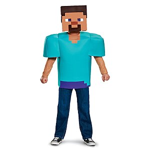 $24.57: Steve Classic Minecraft Costume, Multicolor, Medium (7-8)