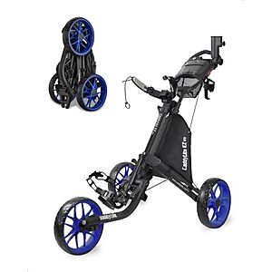 $112.34* | Caddytek CaddyLite EZ Fold V8 3-Wheel Golf Push Cart at Amazon