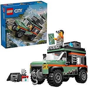 $11.99 | 221-Piece LEGO City: Great Vehicles - Off-Road Mountain Truck (60447, 2025) at Amazon