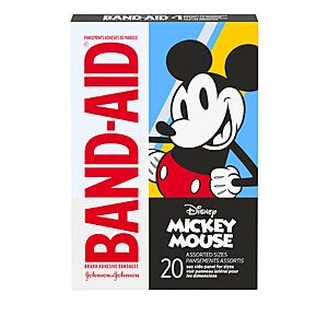 Various Band Aid Brand Kids Band-Aids 20ct, $2.79 with Q and S&S (Disney, Pokemon, Toy Story and more)