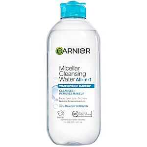 [SnS, AC] $5.45* | 13.5-Oz Garnier Micellar Cleansing Water (All-in-1 Waterproof) at Amazon