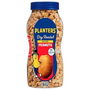 [SnS, AC] $2.12* | 16-Oz Planters Dry Roasted Peanuts (Salted) at Amazon