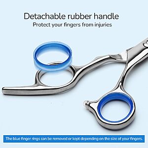 $8.54 S&S AMAZON,  Hair Cutting Scissors, ULG Professional Hair Scissors 6.5 inch Right-Hand Razor Edge Barber Shears