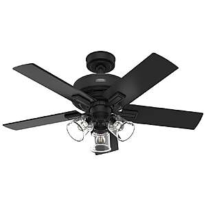 Hunter Formata Reversible Blade Indoor Ceiling Fan 44 inches $99.99 52 Inches $119.99 matte Black, Matte white or Brushed Nickel free shipping Costco.com