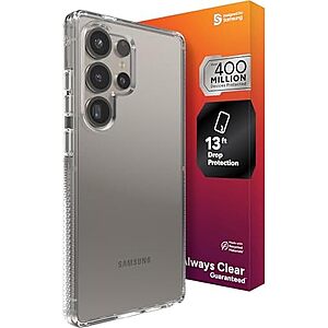 $11.69* | ZAGG Crystal Palace Samsung Galaxy S25 Ultra Case (Clear) at Amazon