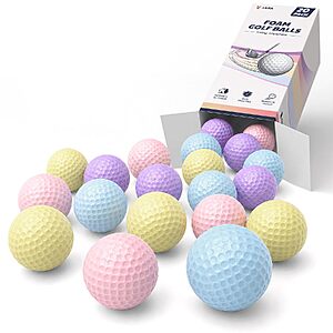 20-Pack JAYA 41mm Foam Golf Practice Balls (Macaron Assorted Colors) $5.99 + Free Shipping w/ Prime or on $35+