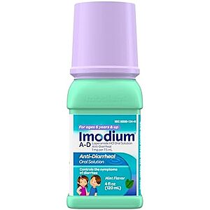 [SnS, AC] $2.60 | 4-Oz Imodium A-D Children's Liquid Anti-Diarrheal Medicine at Amazon