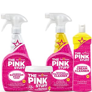 [S&S] The Pink Stuff - Miracle Cleaning Ultimate Bundle – Paste, Multi-Purpose Spray, Bathroom Foam Spray, and Cream Cleaner $14.44