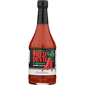 12-Oz Trappey's Red Devil Cayenne Hot Sauce $1.55 w/ S&S + Free Shipping w/ Prime or on $35+