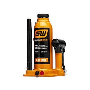 GEARWRENCH 4 Ton Hydraulic Bottle Jack | GWHBJ4T $26.57