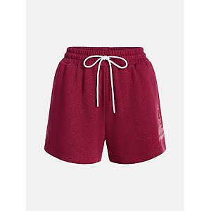 Dr. Pepper or Rolling Stones Women's French Terry Confetti Graphic Shorts, Sizes XXS-XXL