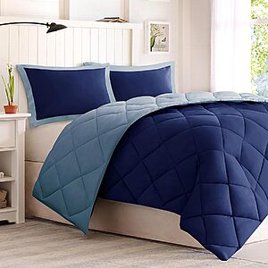 Madison Park Larkspur Twin/Twin XL 2-Piece Reversible Comforter Set (Navy/Light Blue) $10.80 + Free Shipping w/ Prime or on $35+