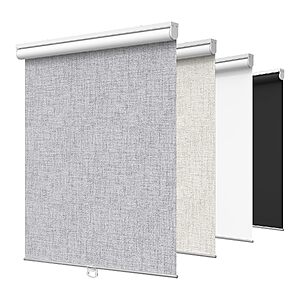 10" x 75" GENIMO Cordless 100% Blackout Roller Window Shade (Grey) $7.49 + Free Shipping w/ Prime or on $35+