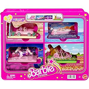 $7.04* | Barbie Mini BarbieLand The Movie Vehicle Collection w/ 8 Mini Dolls & 4 Vehicles at Amazon