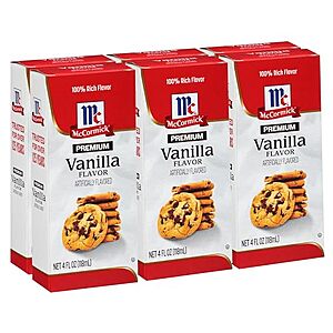 [SnS] $14.53 | 6-Pack 4-Oz McCormick Premium Vanilla Flavor at Amazon