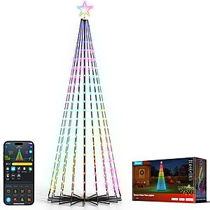 $149.99* | 7.5' Govee RGBIC Christmas Cone Tree Smart Lights w/ 370 LEDs at Amazon