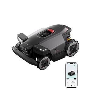 roborock RockMow X130H Robot Lawn Mower, Wire-Free 4WD Robotic Lawn Mower with Full-Band RTK + Quad-Vision Navigation, Auto Mapping, 80% Slope, Covers Up to 1 Acre $1999.98