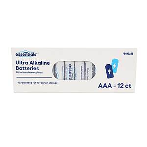 Lowe's Essentials Lowe's Essentials AAA Alkaline Batteries 12-pack for member