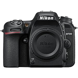 Nikon D7500 DX-Format Digital SLR, w/ 18-140mm VR Lens $996.95, only Body $696.95