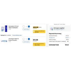 Kroger Stacking Sensodyne Offers