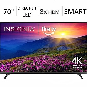 Insignia 70" F50 Series 4K UHD LED Smart TV (2025) @ Best Buy $299.99