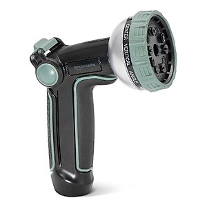 10-Pattern Amazon Basics Metal Garden Hose Nozzle w/ Rotating Head (Black) $4.68 + Free Shipping w/ Prime or on $35+
