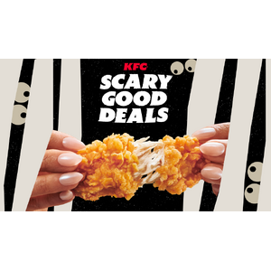 KFC Scary Good 13-Day Deal Offer: FREE Classic KFC Chicken Sandwich w/ $5+ Purchase & More (Valid Daily 10/19 thru 10/31)