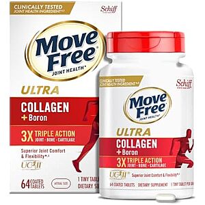 [SnS, AC] $37.26* | 3 × 64-Count Move Free Ultra Triple Action Joint Support Supplement Tablets ($12.42 each) at Amazon